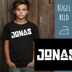 Iron-on name, cool rocker font, cool font, iron-on name, personalizable, individual, iron-on, SKU 5.000.403