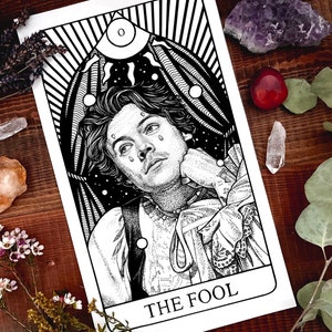 Harry Styles Tarot Card Art Print - The Fool