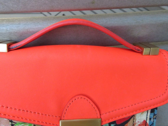 LOEFFLER RANDALL Mini Rider Bag Orange Leather w … - image 10