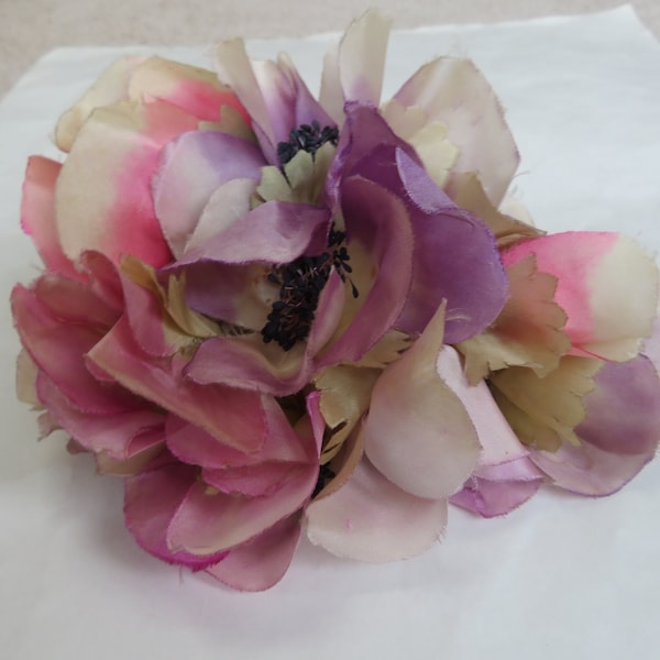 Vintage Silk Flower Etsy