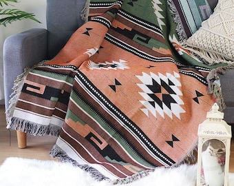 AOYEGO Mandala Throw Blanket Aztec Blue Orange Vintage Paisley Ethnic Moroccan Flower Blanket King Size Flannel Blanket 60x80 Inch for Sofa Bed Women Men AOYEGO Mandala Throw Blanket Aztec Blue Orange Vintage Paisley Ethnic Moroccan Flower Blanket King Size Flannel Blanket 60x80 Inch for Sofa Bed Women Men