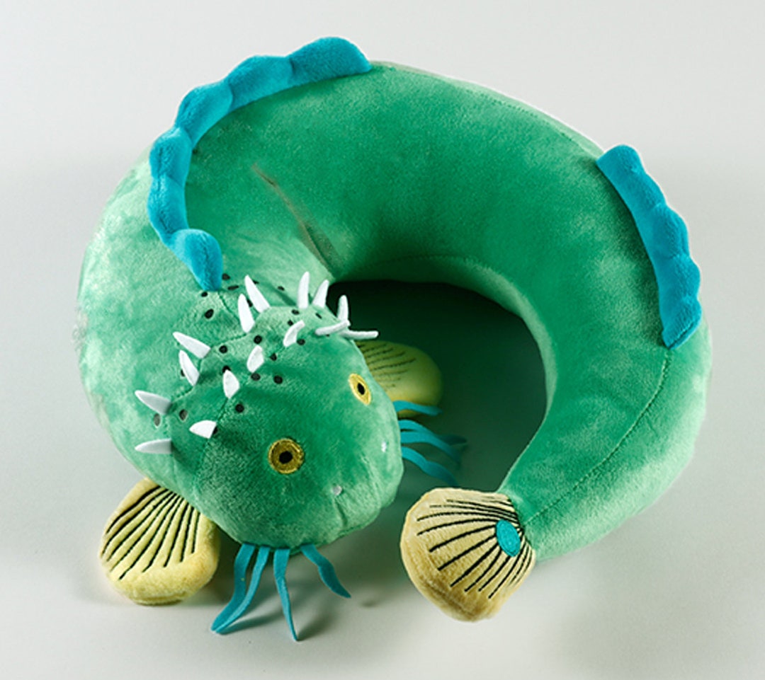 Green Fish Shaped Pillow Fish Neck Pillow,personalized Neck Pillow