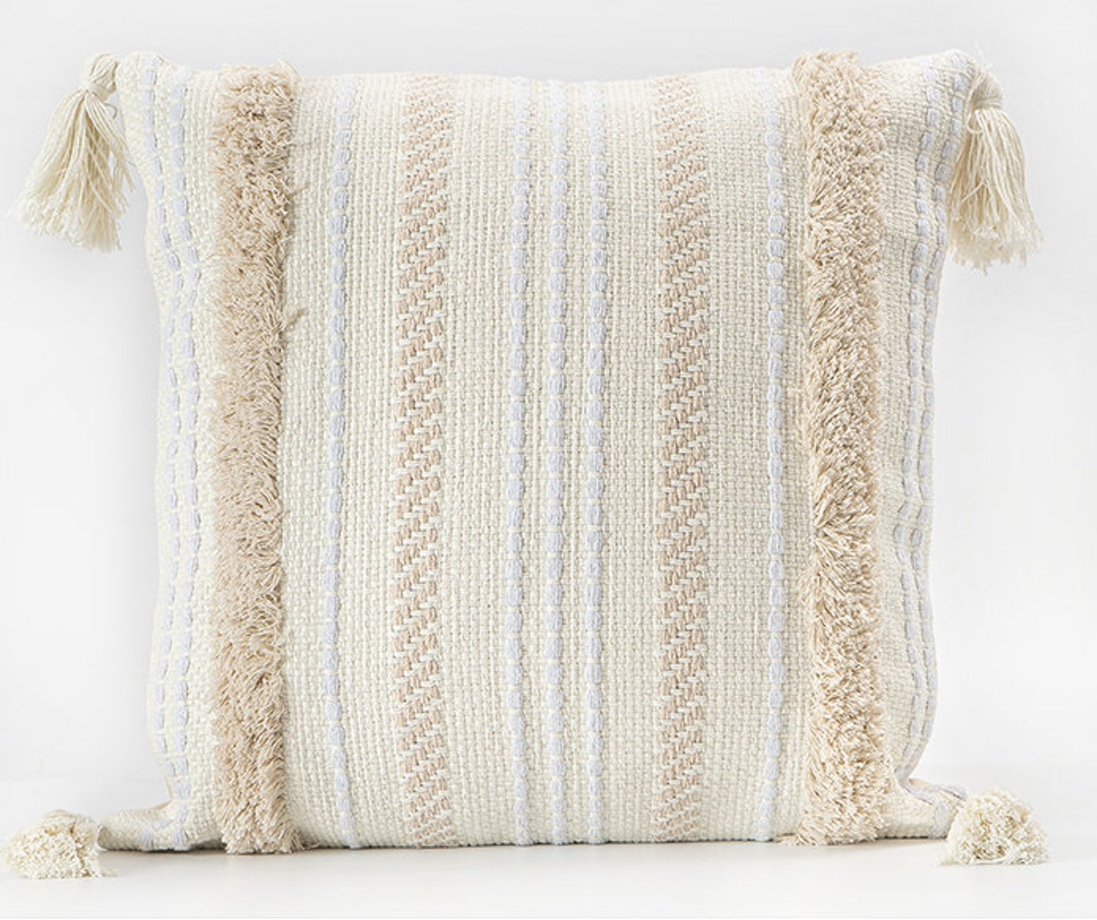 Cream Cushion Cover 18 x 18inch100 Cotton Tufted Etsy