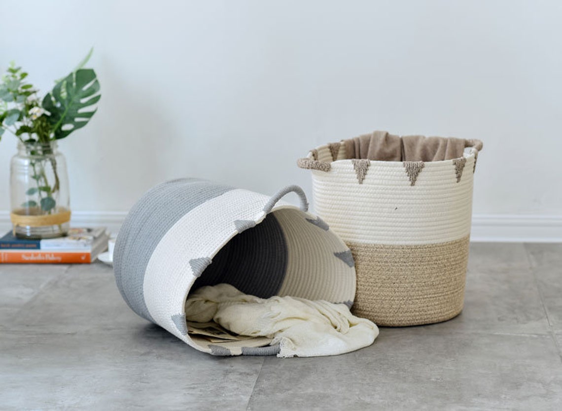 Kostenloser Versand Großer Baumwollseil Bestickter | Etsy