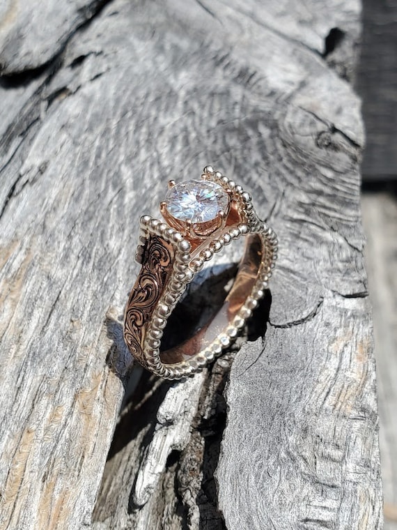 Diamond Clear Gothic Claw Ring