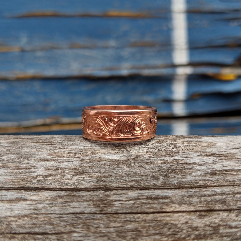 Western Rope Filigree Western Filigree Band - Etsy