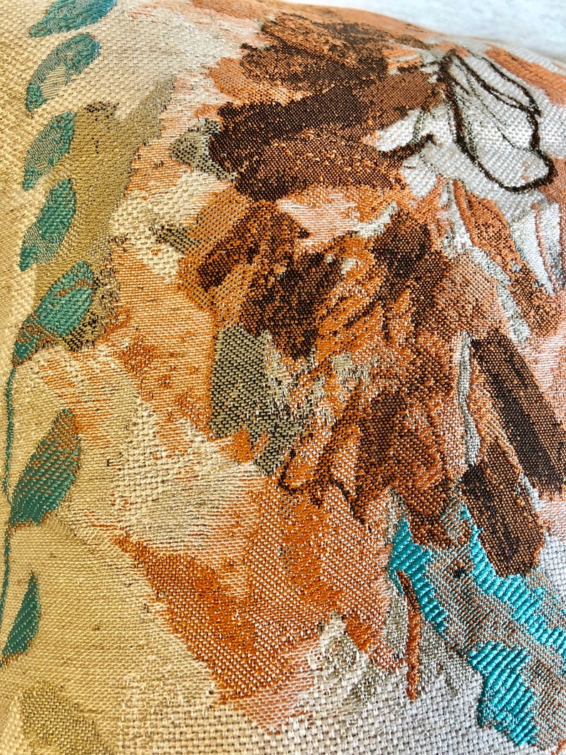 Beautiful Jacquard Fabric,Piping Pillow Cover,Made To Order.