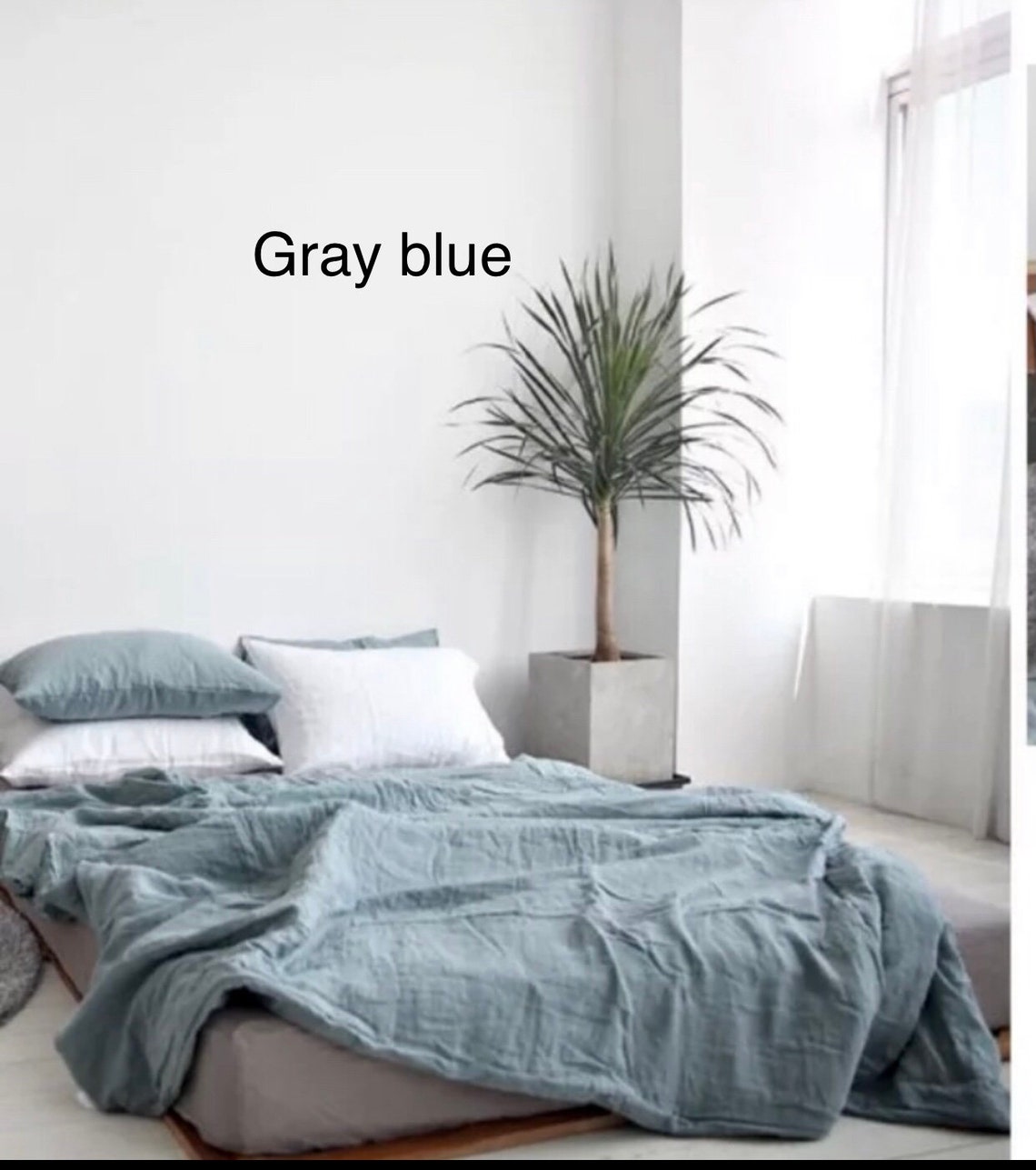 Linen bedding fabrics samples. Etsy