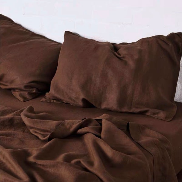 Brown Duvet Cover Etsy