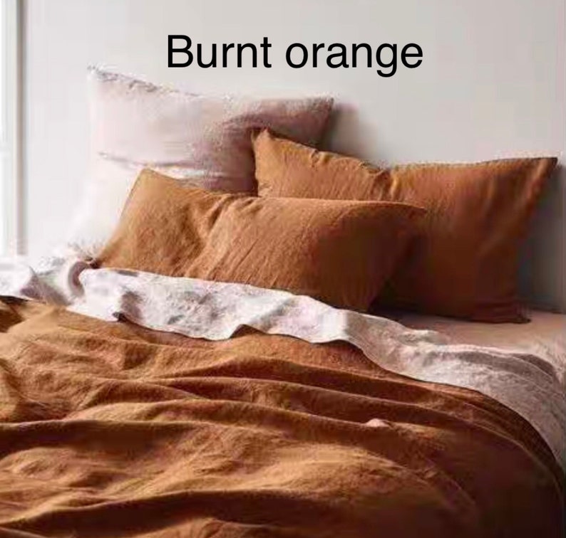 Ruffled Linen Bed Skirt/ Coverlets 100 Natural Stonewashed Etsy