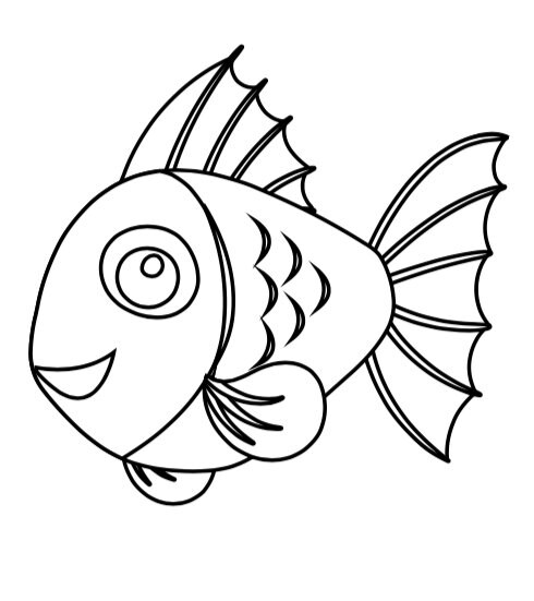 Awesome digital kids coloring book sea animals color | Etsy