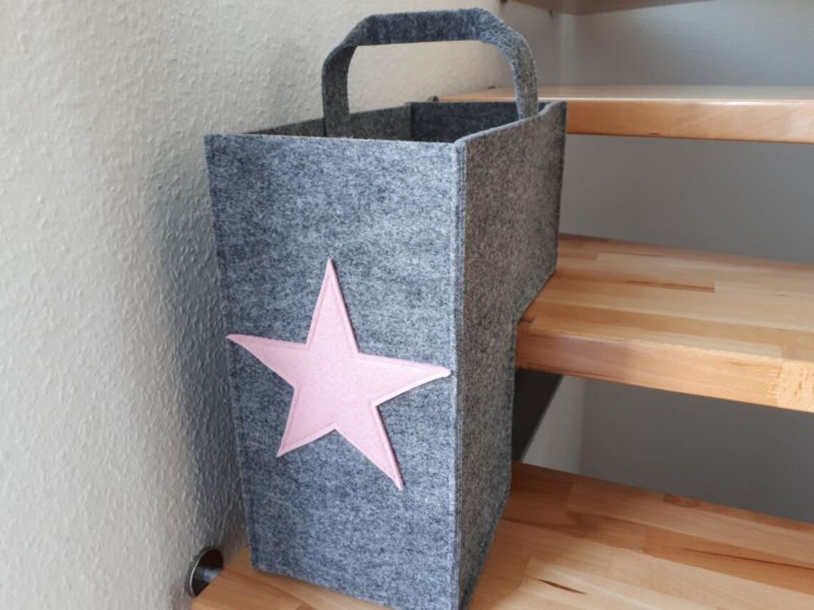 Faltbarer Filz-Treppenkorb Für 40,6 Cm Große Trep Produktbild-Vorschau 10