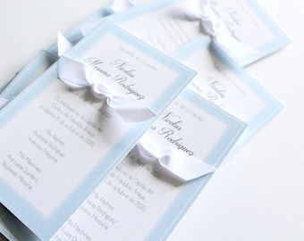 Personalized First Communion Remembrance Gift, Modern Baptism Favor Card, Christening Keepsake, Custom Confirmation Holy Card Religious Gift