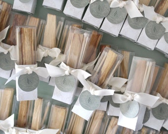 Baptism Favor Gift Palo Santo Remembrance First Communion Remembrance Christening Confirmation Modern Palo Santo Gift Favor