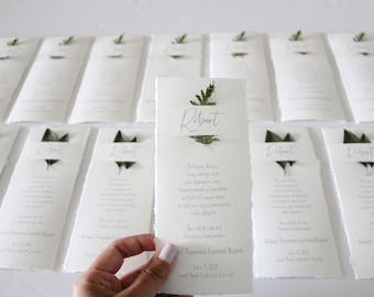 Modern Remembrance Card, First Communion Remembrance Card, Christening Card, Confirmation Card, Baptism Card, Handmade paper