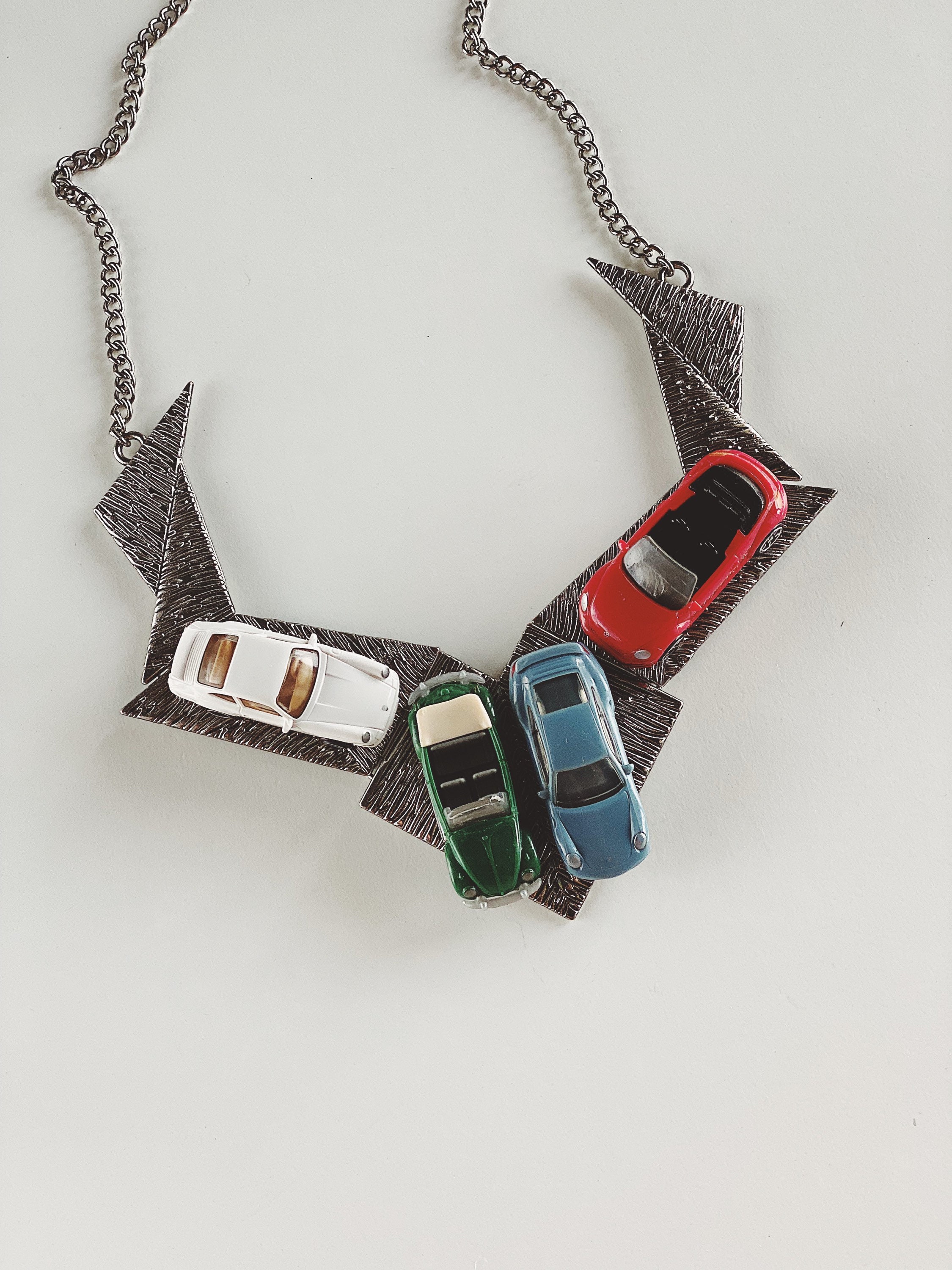 Retro cars statement necklace Car lover gift Toy necklace with Etsy
