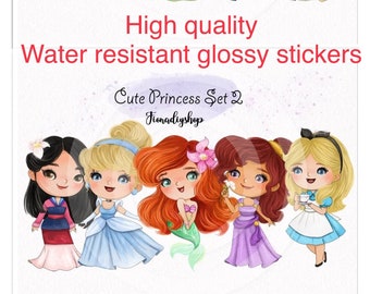 Disney princesses sticker custom disney sticker make your own sticker sticker for kid  vinyl disney sticker