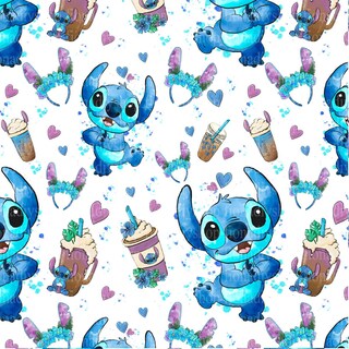 Kids Licensing - Ombrello Trasparente Stitch 46 Cm: Modello A Campana Con Manico A Gancio