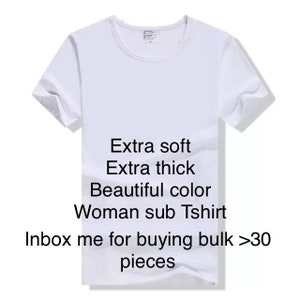 sublimation blank tshirt, shirt for sublimation, 100% polyester woman shirts  thick fabric, unisex size sublimation shirt