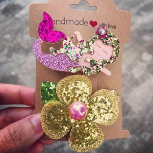mermaid hair clips, unicorn hair clips mickey hair clip, mickey headband, unicorn headband, mermaid headband for girls baby