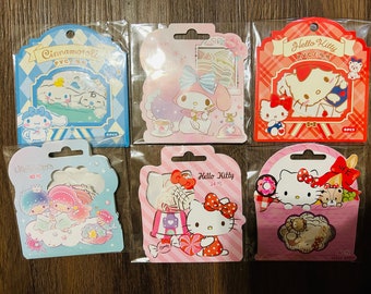 Kuromi sticker, cinnamoroll, Sanrio stickers, hello kitty sticker, my melody sticker, little twin stars sticker, sanrio authentic stickers
