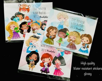 Disney princesses sticker custom disney sticker make your own sticker sticker for kid  vinyl disney sticker