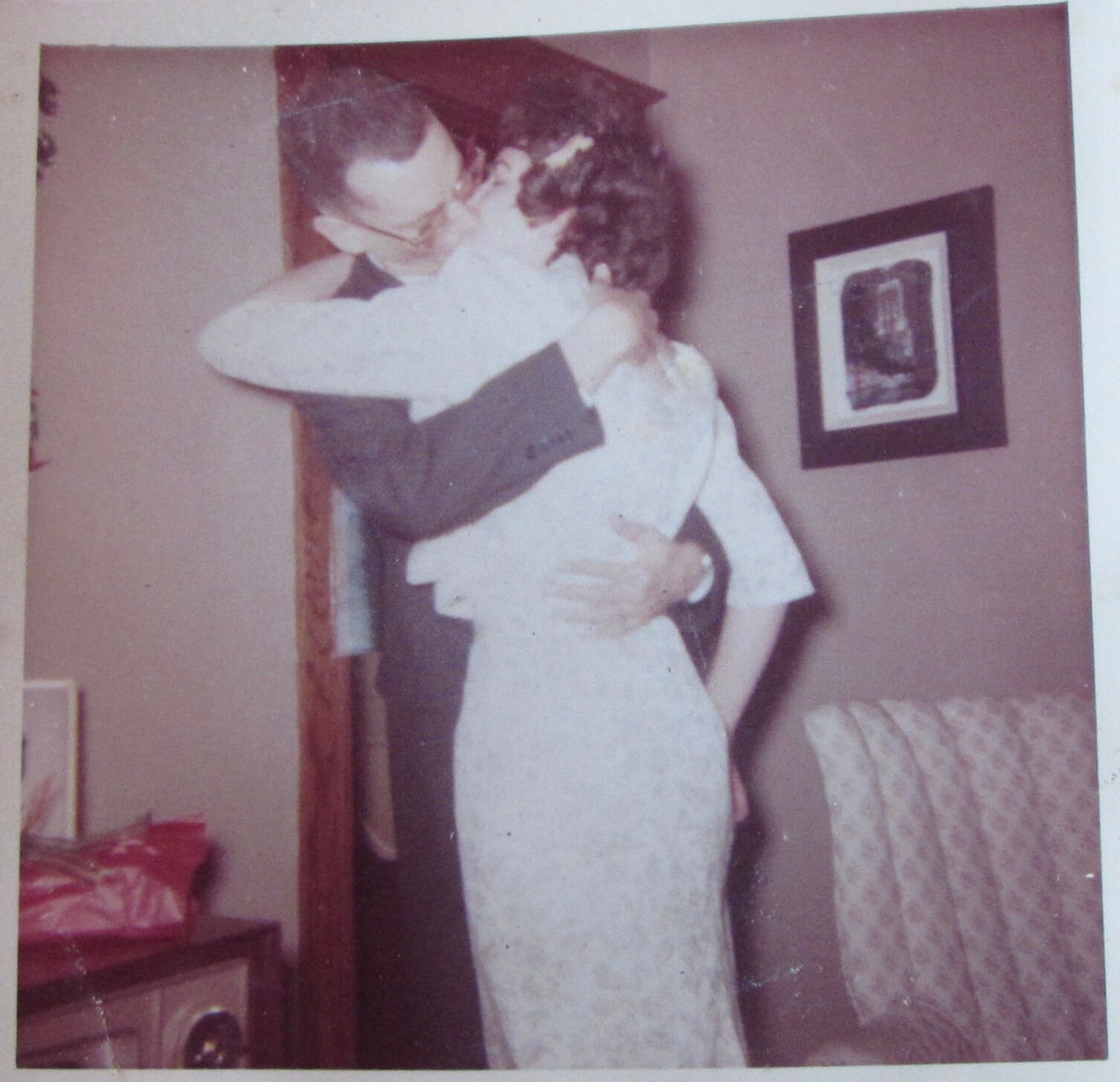 Love and Passion Sexy 1950's Couple Caught Kissing Snapshot Photo - Etsy