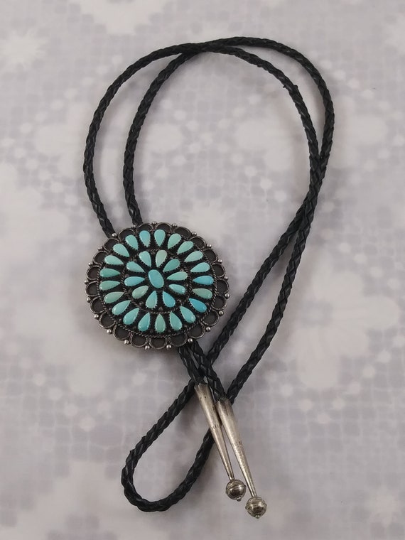 Navajo Sterling Silver and Terquoise Boa