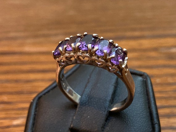 Amethyst Sterling Silver Ring - image 1