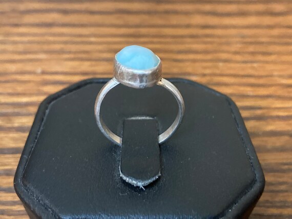 Larimar Silver Ring - image 3