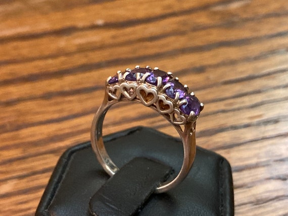 Amethyst Sterling Silver Ring - image 3