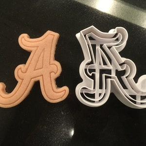 Officially Licensed Alabama Crimson Tide Fancy &quot;A&quot; Cookie Cutter