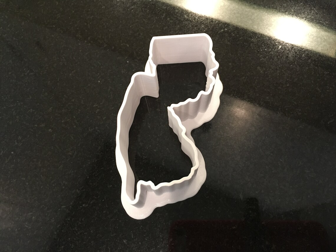 New Jersey Cookie Cutter Etsy
