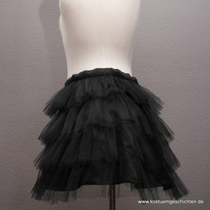 Mini tulle skirt black skirt short skirt tulle net tutu petticoat carnival WGT