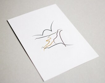 Abstracted Landscape Prints: Mountains and Forrest