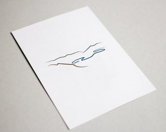 Abstracted Landscape Prints: Plains and Hills