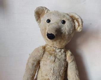 Antique Steiff bear teddy bear 40 cm 16 inches poor condition shabby brocante patina