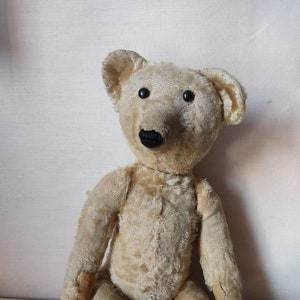 Antique Steiff bear teddy bear 40 cm 16 inches poor condition shabby brocante patina