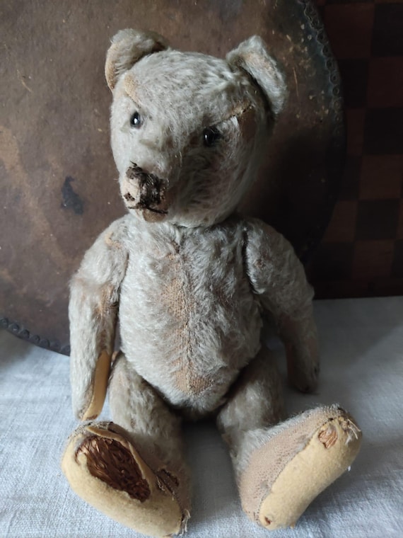 Ours Steiff 1930 – 30 Cm – Blond – Bouton D'or Dans L'oreille – État Rare