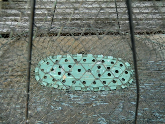 Vintage Fishing Basket Wire Keepnet Fixed MAILINOX Made in France Fish Trap Fishing  Net Rustic French Shabby Fishing 