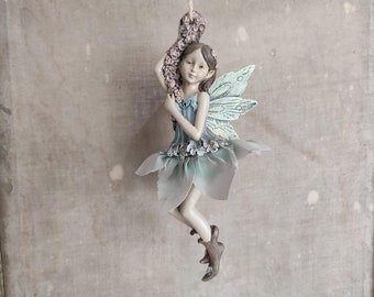 Romantic elf girl from the fairy forest decorative figure