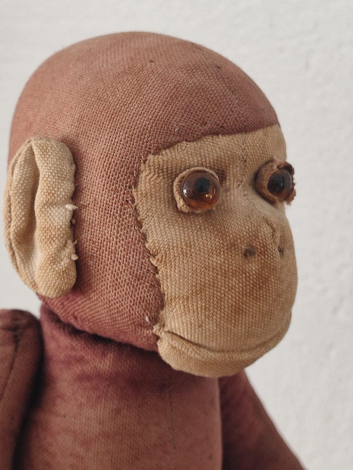 Peluche singe vintage : animal en peluche allemand des années 1980 - France