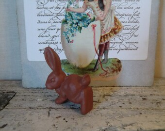 Small vintage bunny Böttger stoneware old Easter vintage Easter decoration Easter decoration Easter nest Easter table