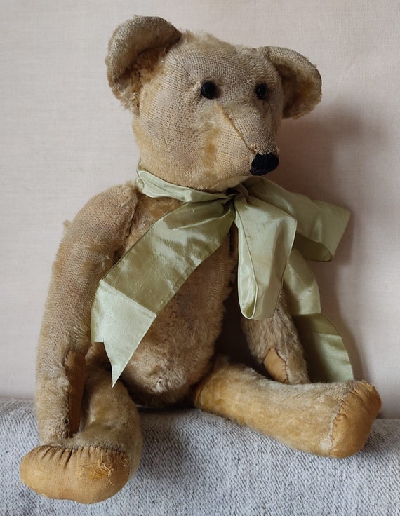 Amazon Jungle Lao rol Antieke Steiff Beer Teddybeer 40 cm 16 inch slechte staat - Etsy België