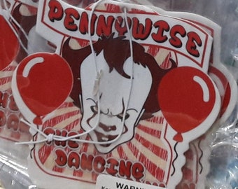 Pennywise the dancing clown inspired car air freshener available in vanilla