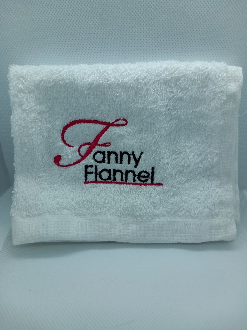 Novelty cotton flannel for the woman who needs everything Twat Towel, Fanny Flannel or Beaver Cleaner image 3