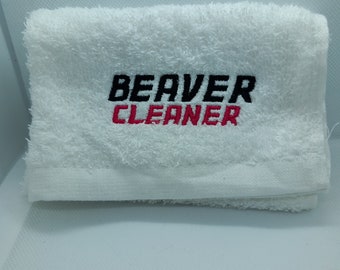 Novelty cotton flannel for the woman who needs everything!! Twat Towel, Fanny Flannel or Beaver Cleaner