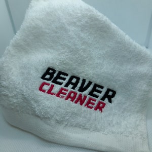 Novelty cotton flannel for the woman who needs everything Twat Towel, Fanny Flannel or Beaver Cleaner image 2