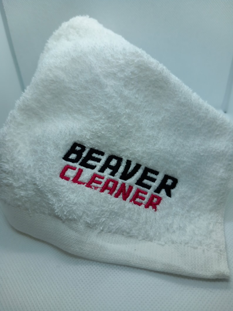 Novelty cotton flannel for the woman who needs everything Twat Towel, Fanny Flannel or Beaver Cleaner image 2