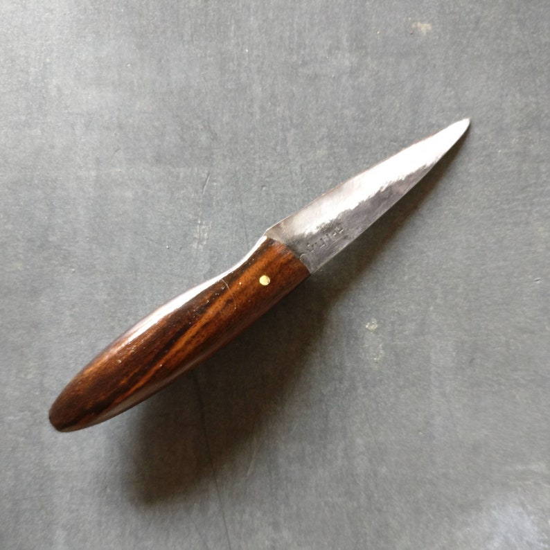 Kleines Küchenmesser sehr scharf. Griff aus Ebenholz | Etsy